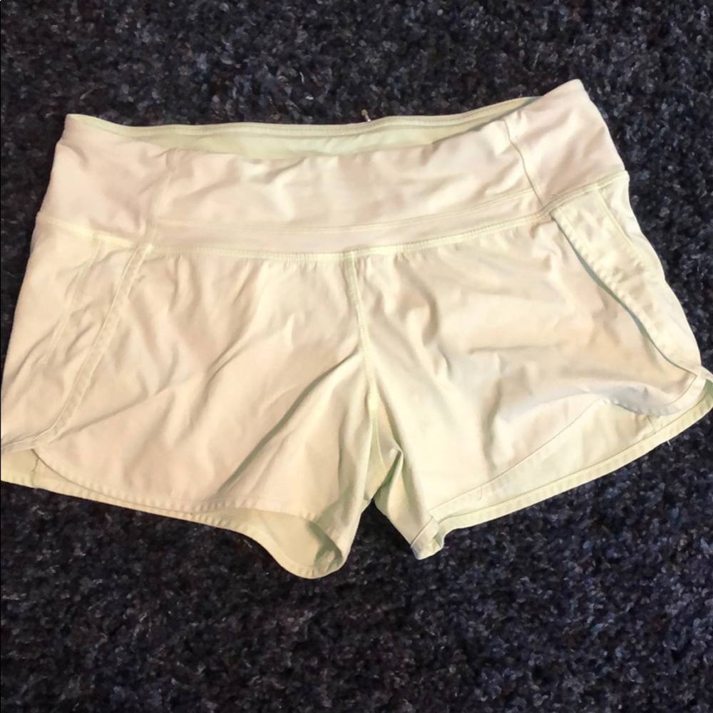 Lululemon lime green run times short